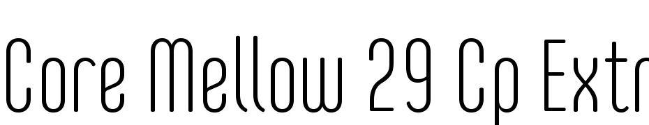 Core Mellow 29 Cp Extra Light Font Download Free